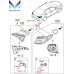 mobis taillamp combi bulb for hyundai sonata lf 2014-17